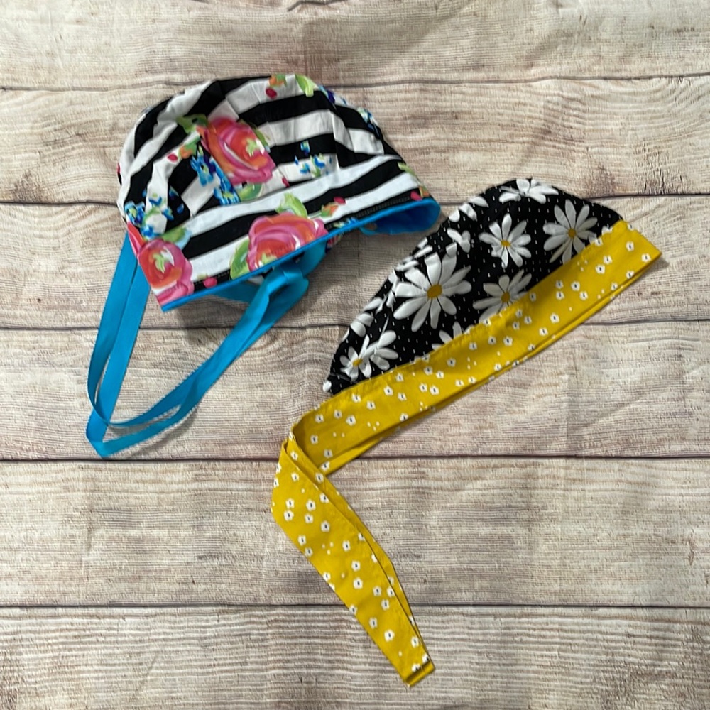 Surgical scrub hat